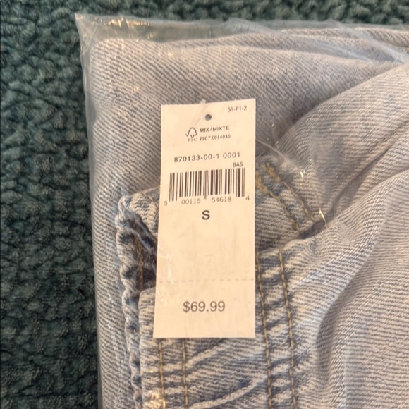 Light Wash Pull On Denim Pants - Picture 2 of 3